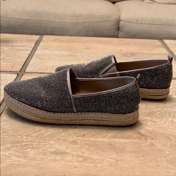 ⭐️SOLD⭐️ Steve Madden Swarovski Espadrille Sz 9 - Picture 3 of 5